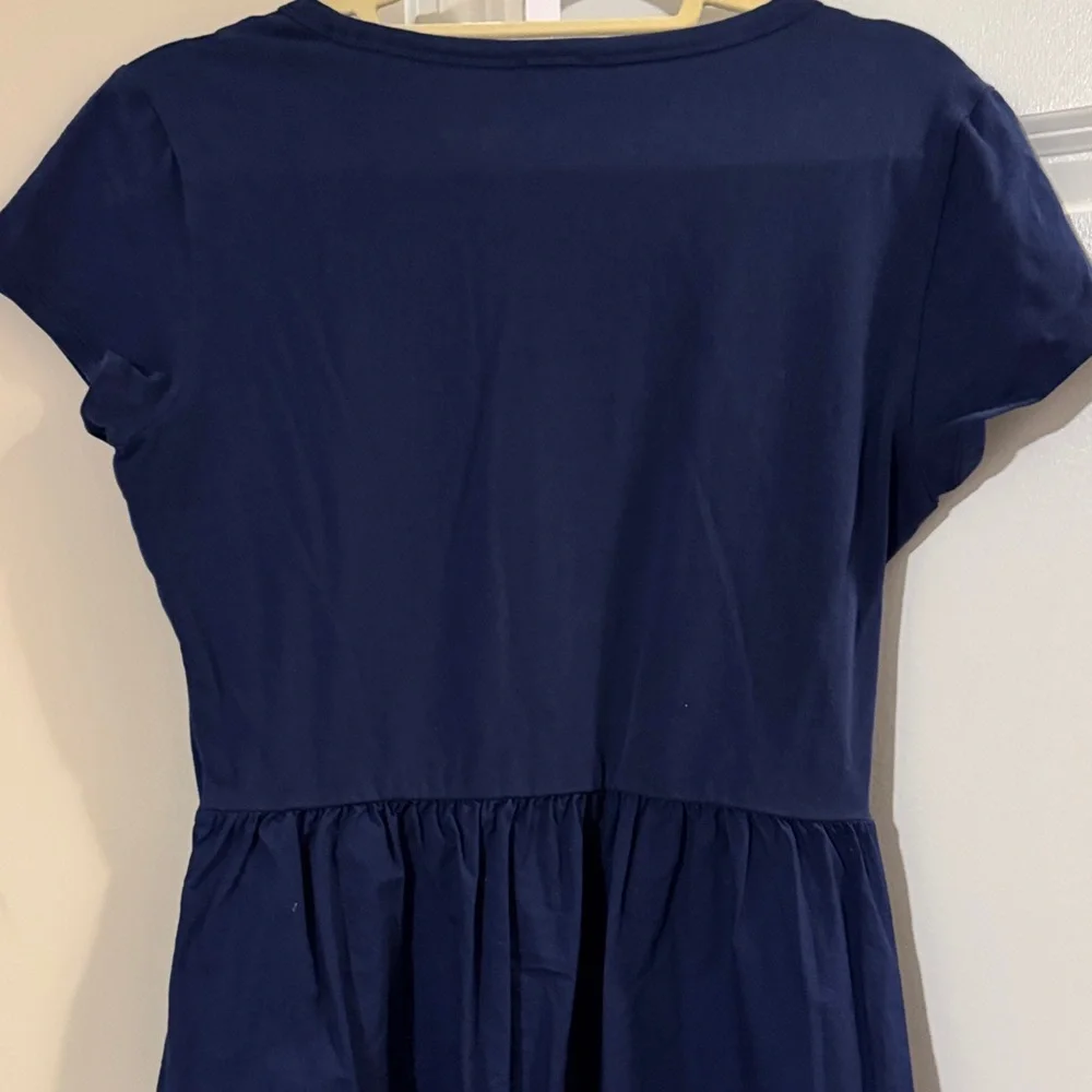 J. Crew Factory Navy Casual Dress - Picture 6 of 6